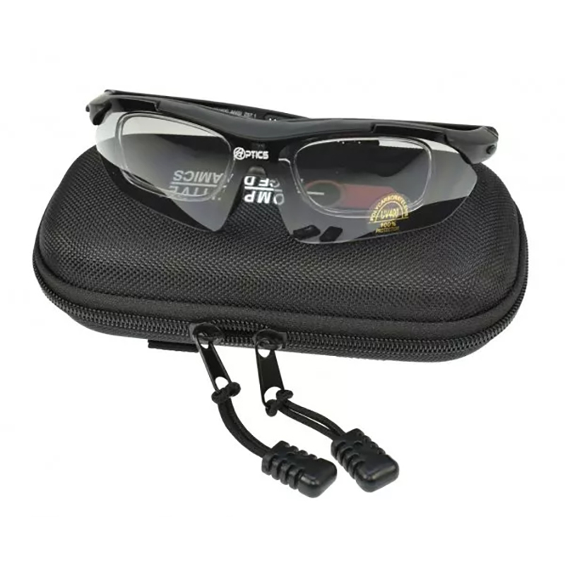 shooting glasses EVA molle case